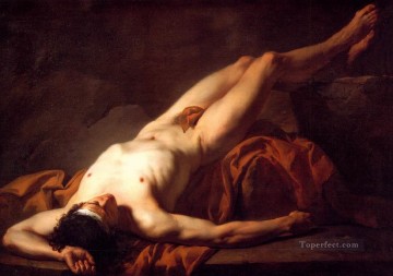 Classic Nude Painting - Hector Jacques Louis David nude